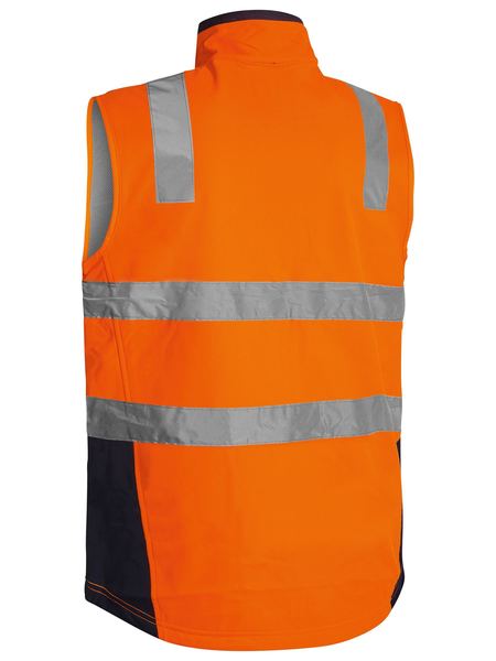 BV0348T - Bisley - Taped Hi-Vis Softshell Vest
