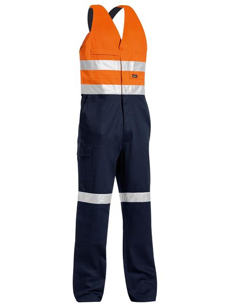 BAB0359T - Bisley - Taped Hi-Viz Action Back Overall Orange/Navy