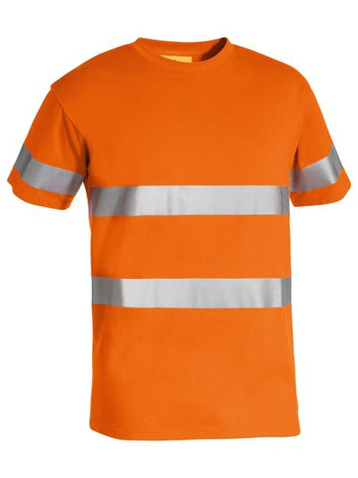 BK1017T - Bisley - Taped Hi-Vis Cotton T-Shirt Orange