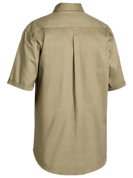 BSC1433 - Bisley - Closed Front Cotton Drill Shirt S/S