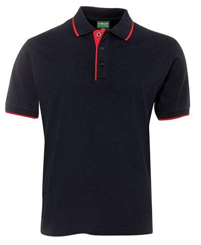 2CT - JB's Wear - Tipping Polo (100% Cotton) Navy/Red