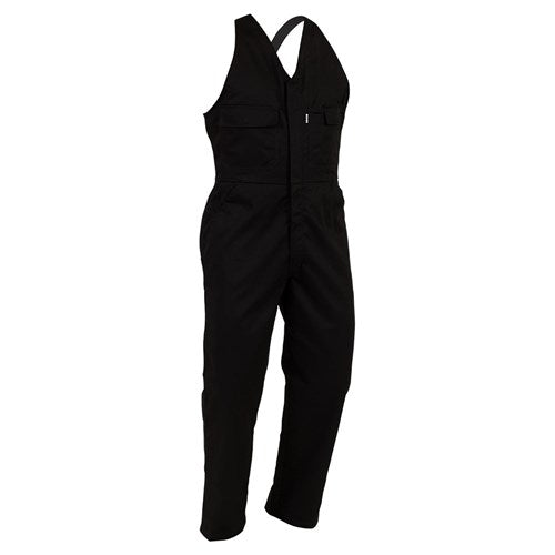 41001 - Bison - Workzone Easy Action Polycotton Zip Overall Black