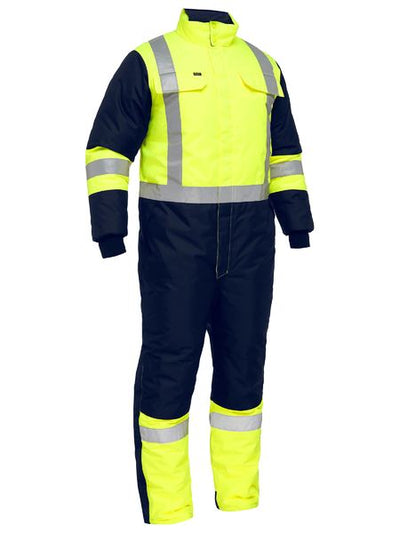 BC6435T - Bisley - X Taped Two Tone Hi-Vis Freezer Coverall