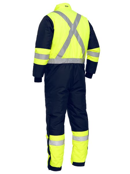 BC6435T - Bisley - X Taped Two Tone Hi-Vis Freezer Coverall