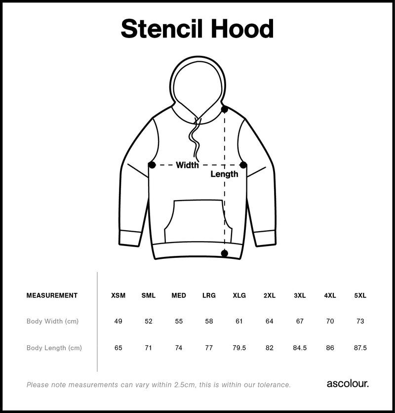 5102 - AS Colour - Stencil Hoodie - 350gsm 80% Cotton