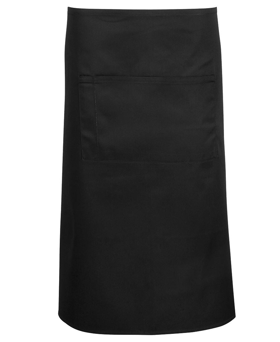 5ACONT - JB's Wear - Continental Waist Apron with Pocket (86cm x 70cm) Black