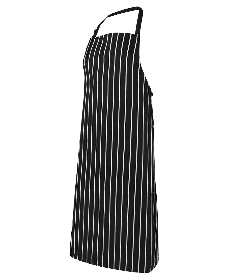 5BSNP - JB's Wear - Bib Striped Apron without Pocket