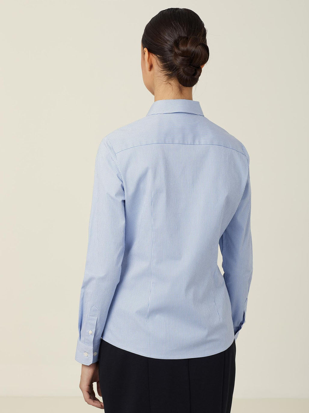 CATUKS - NNT - Avignon Gingham Check Long Sleeve Stretch Shirt