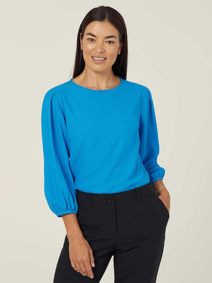 CATUPM - NNT - French Georgette 3/4 Sleeve Top