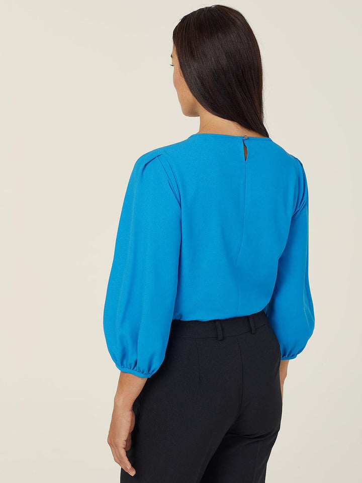 CATUPM - NNT - French Georgette 3/4 Sleeve Top