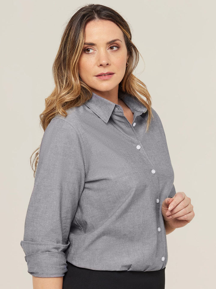 CATUSZ - NNT - Womens Cotton Chambray L/S Shirt