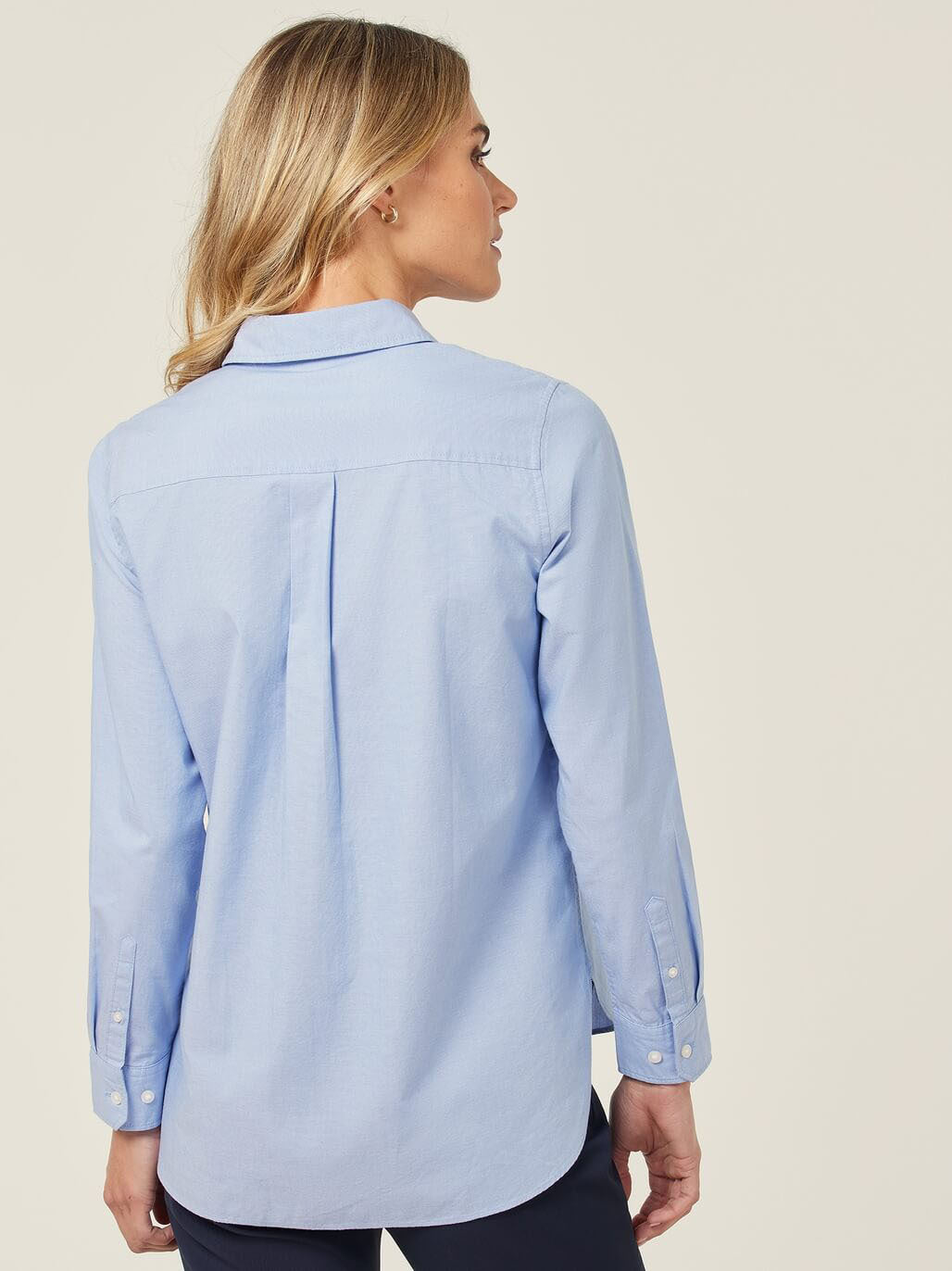 CATUSZ - NNT - Womens Cotton Chambray L/S Shirt