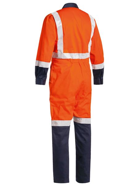 BC6029T - Bisley - Taped TTMC Hi-Vis Lightweight Drill Overall