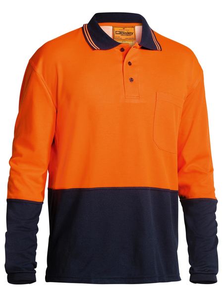 BK6234 - Bisley - Two Tone Hi-Viz Polo Shirt Orange/Navy 