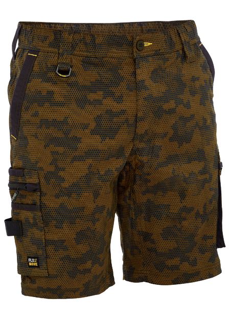 BSHC1337 - Bisley - Flx & Move Stretch Canvas Camo Short - Limited Edition