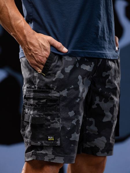 BSHC1337 - Bisley - Flx & Move Stretch Canvas Camo Short - Limited Edition