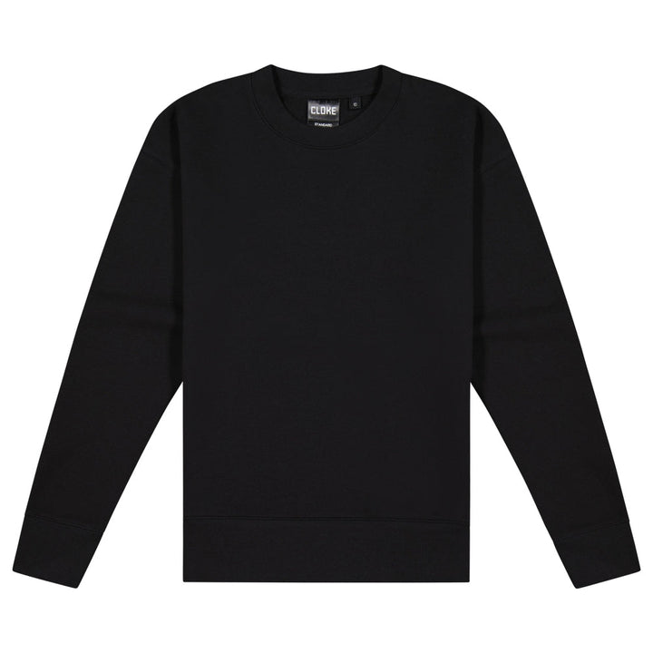 CSW - Cloke - Womens Standard Crew Neck Sweat Black