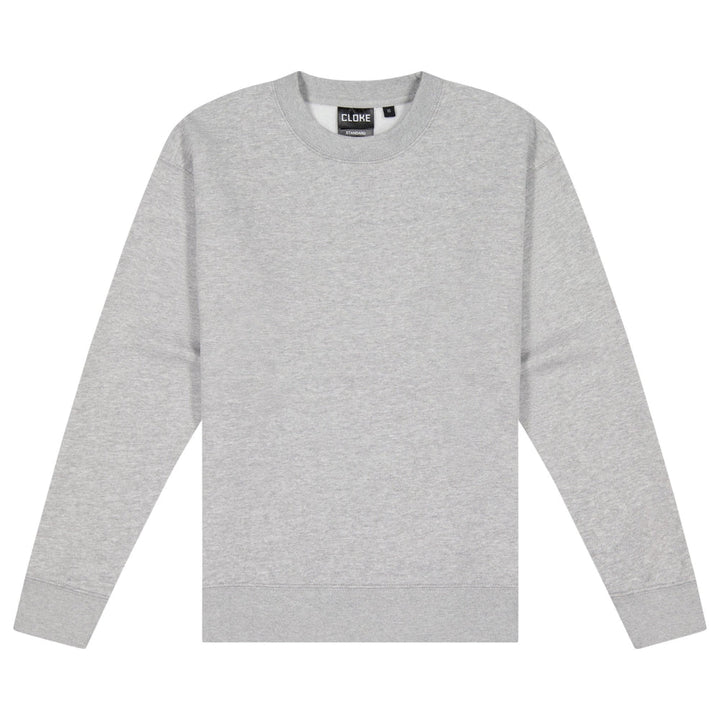 CSW - Cloke - Womens Standard Crew Neck Sweat Grey Marle