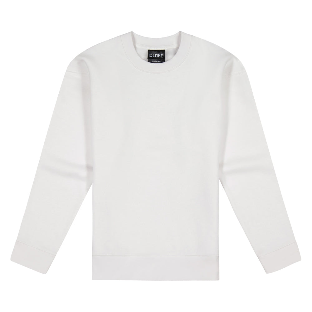 CSW - Cloke - Womens Standard Crew Neck Sweat White