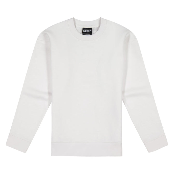 CSW - Cloke - Womens Standard Crew Neck Sweat White