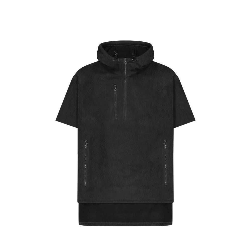 HWFS - Cloke - Hauroko Short-Sleeved Windproof Fleece Black