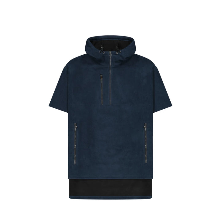 HWFS - Cloke - Hauroko Short-Sleeved Windproof Fleece Navy