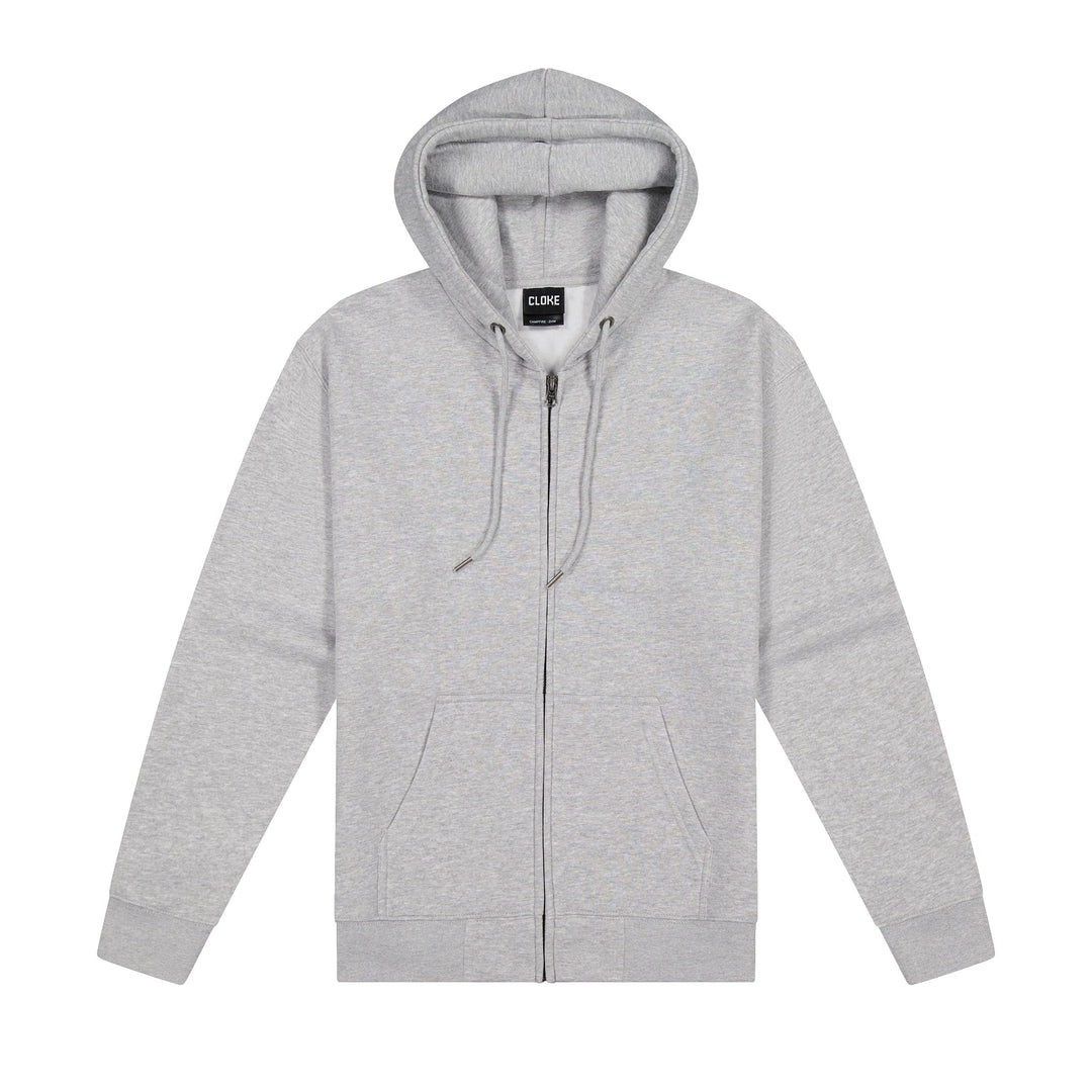 ZHW - Cloke - Womens Campfire Zip Hoodie Grey Marle