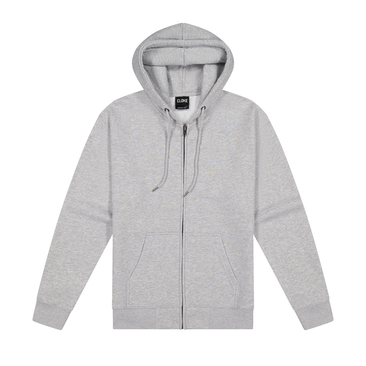 ZHW - Cloke - Womens Campfire Zip Hoodie Grey Marle