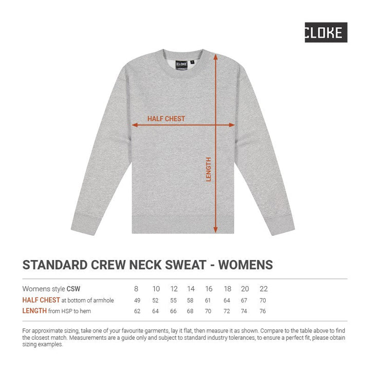 CSW - Cloke - Womens Standard Crew Neck Sweat