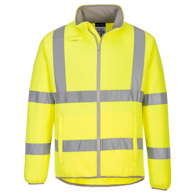 EC70 - Portwest - Eco Hi-Vis Polar Fleece Jacket Yellow