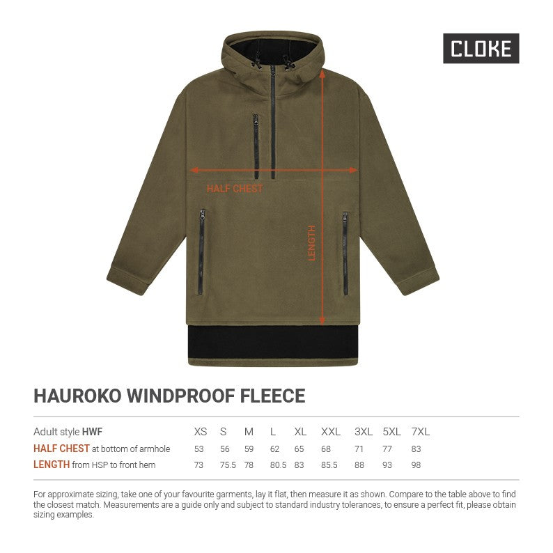HWF - Cloke - Hauroko Windproof Fleece
