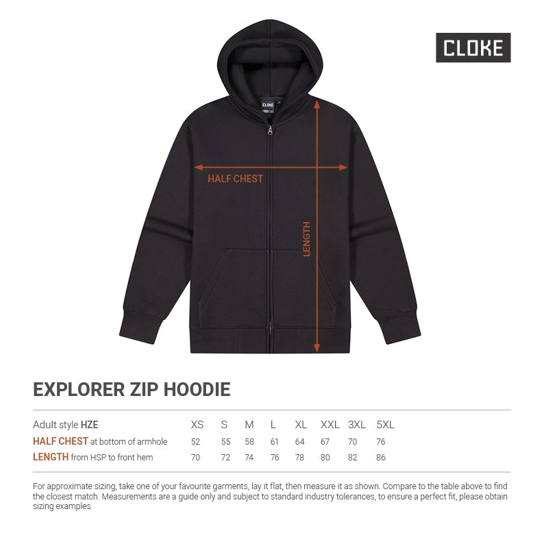 HZE - Cloke - Explorer Zip Hoodie