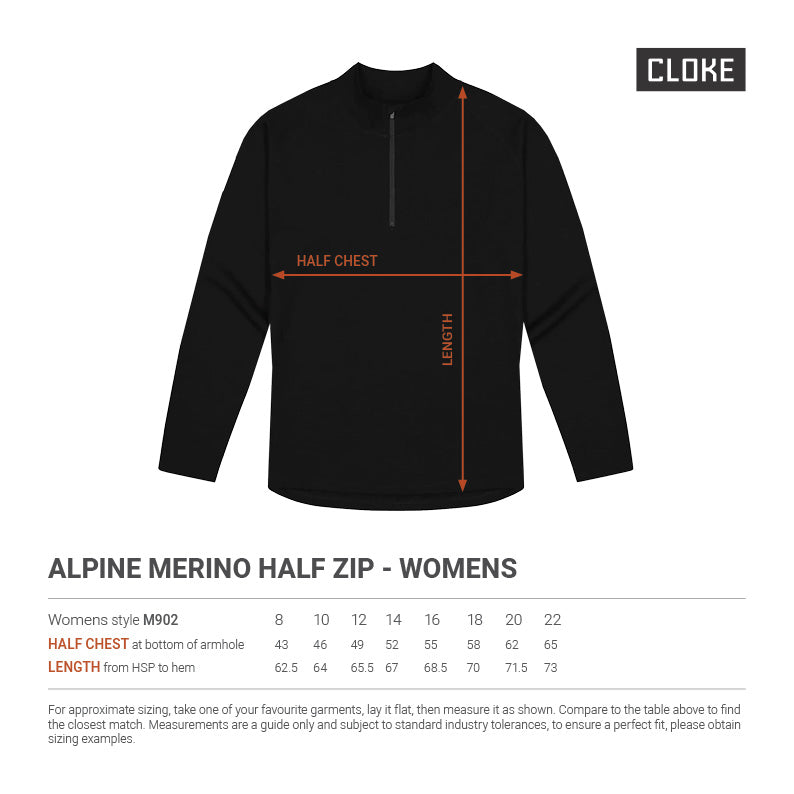 M902 - Cloke - Alpine Merino 1/2 Zip – Women&