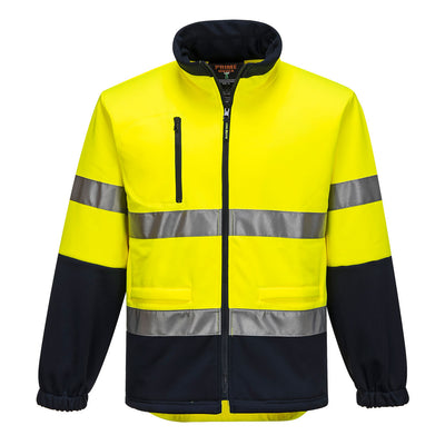MA315 - Portwest - Hi-Vis Water Repellent Brush Fleece Jacket Yellow
