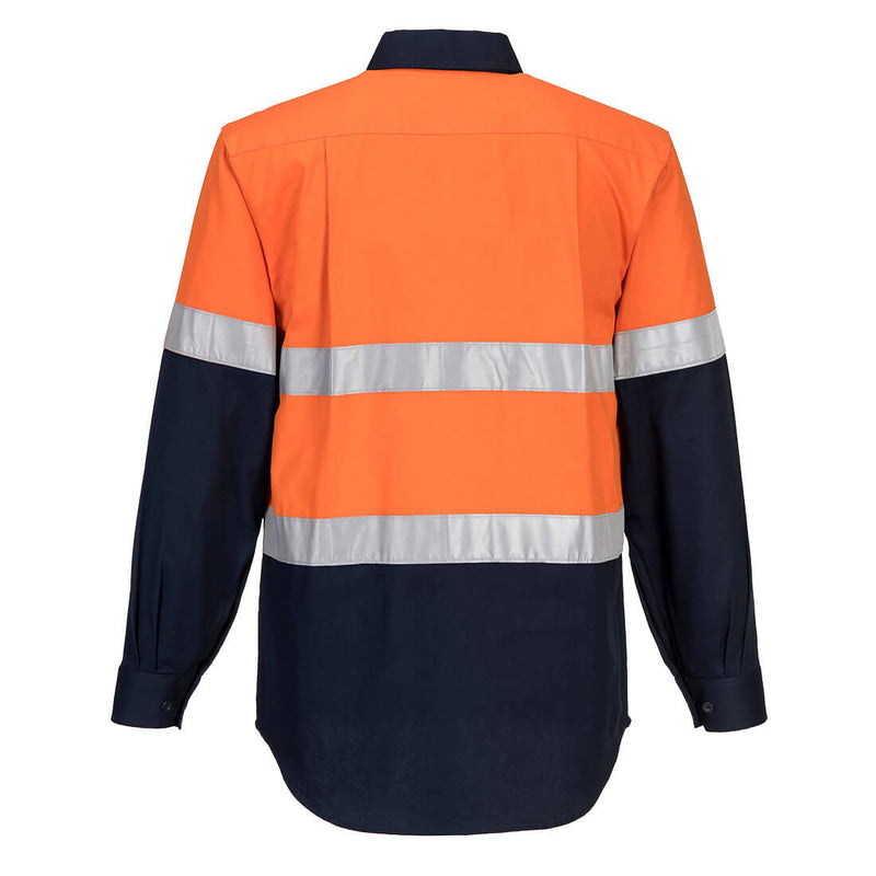 MA803 - Portwest - Industrial Long Sleeve Day/Night Shirt
