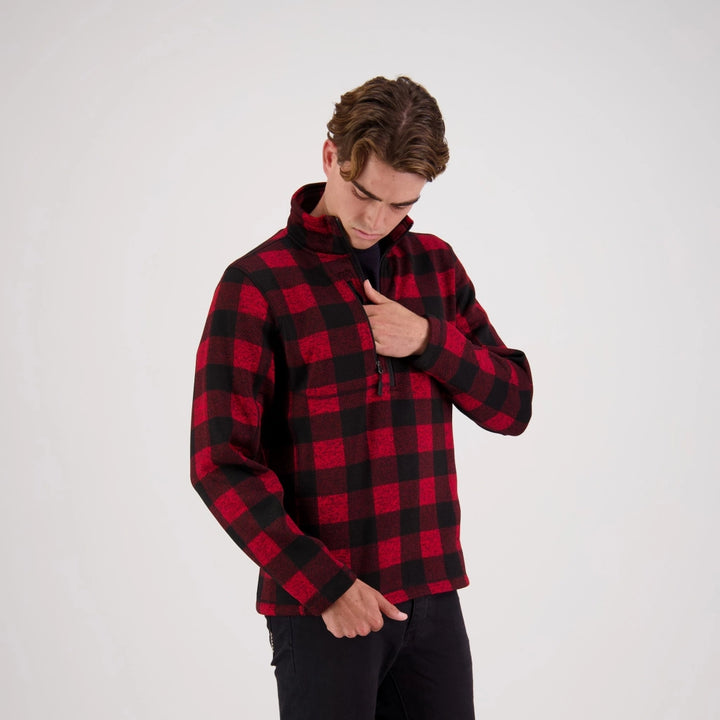 OKF - Cloke - Okarito Half Zip Knitted Fleece