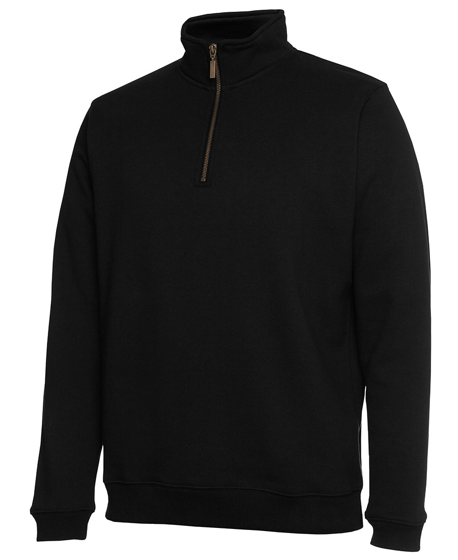 S3FSZ - C of C - Brass 1/2 Zip Sweat Black