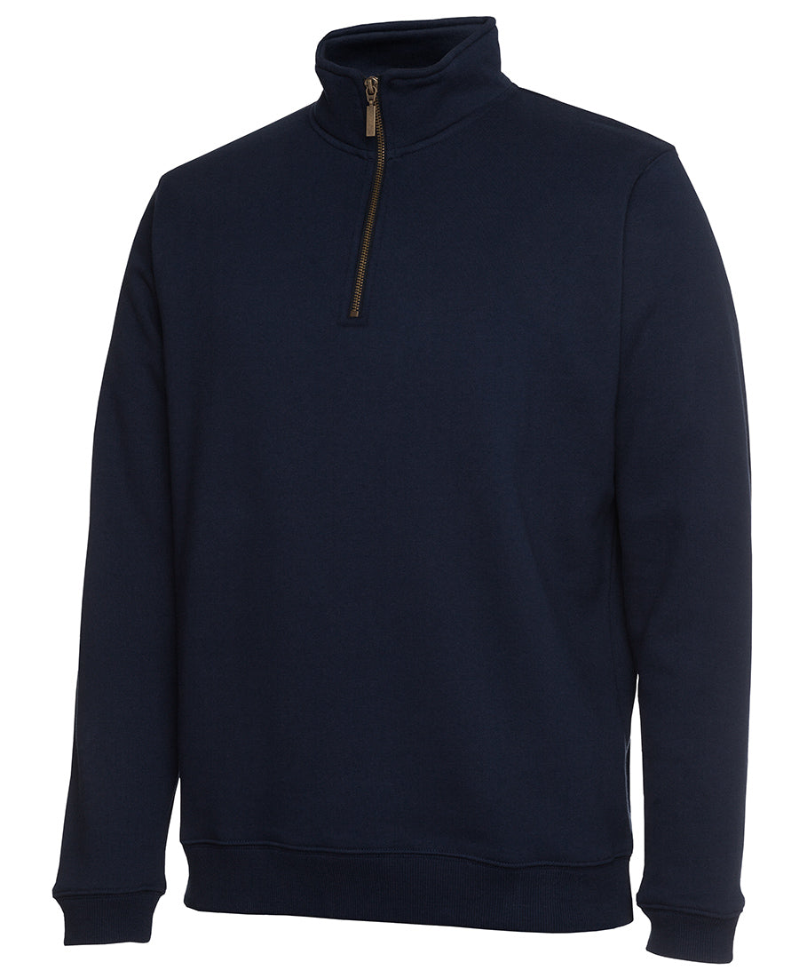 S3FSZ - C of C - Brass 1/2 Zip Sweat Navy