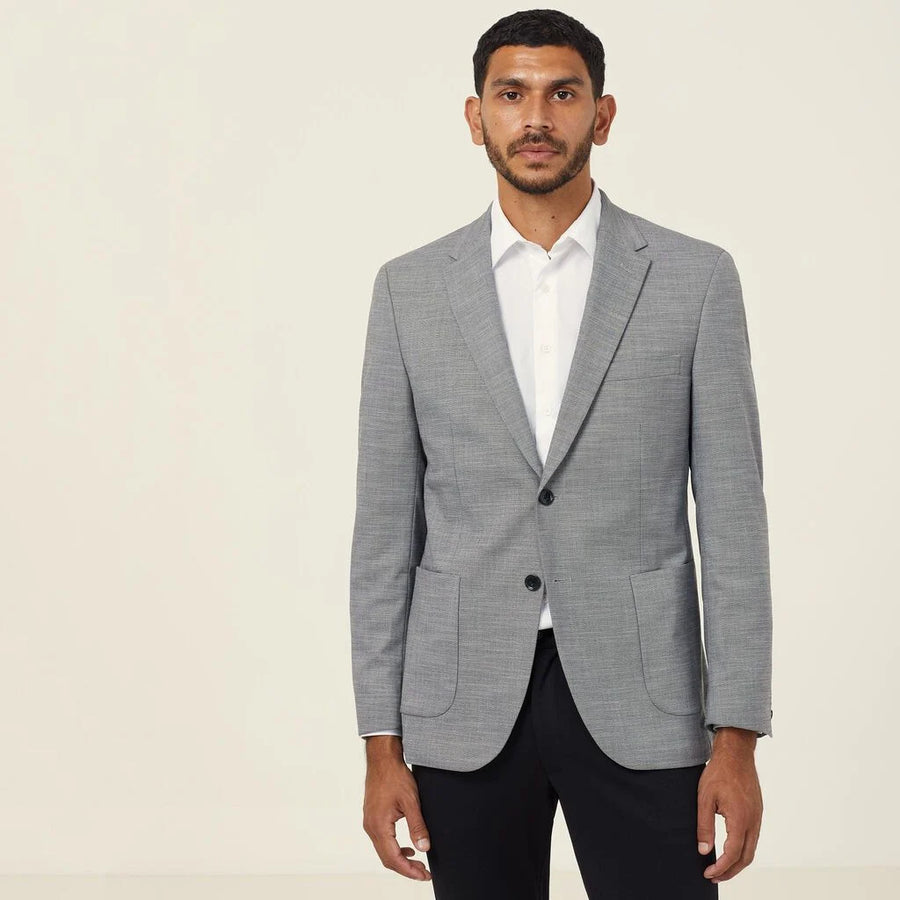 CATB94 - NNT - Mens Linen Look Half-Lined Jacket