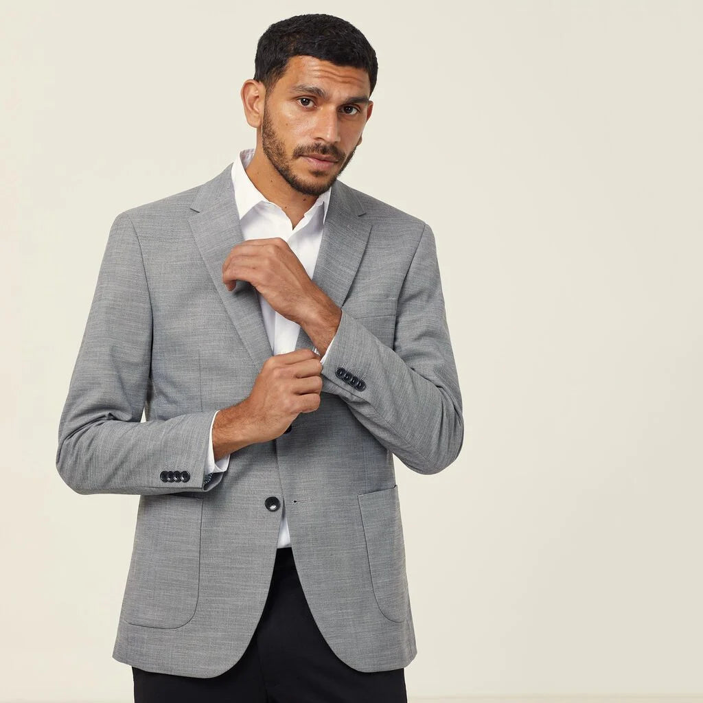 CATB94 - NNT - Mens Linen Look Half-Lined Jacket