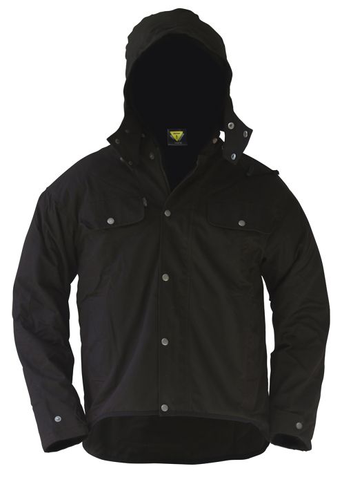 Hooded oilskin jacket hotsell