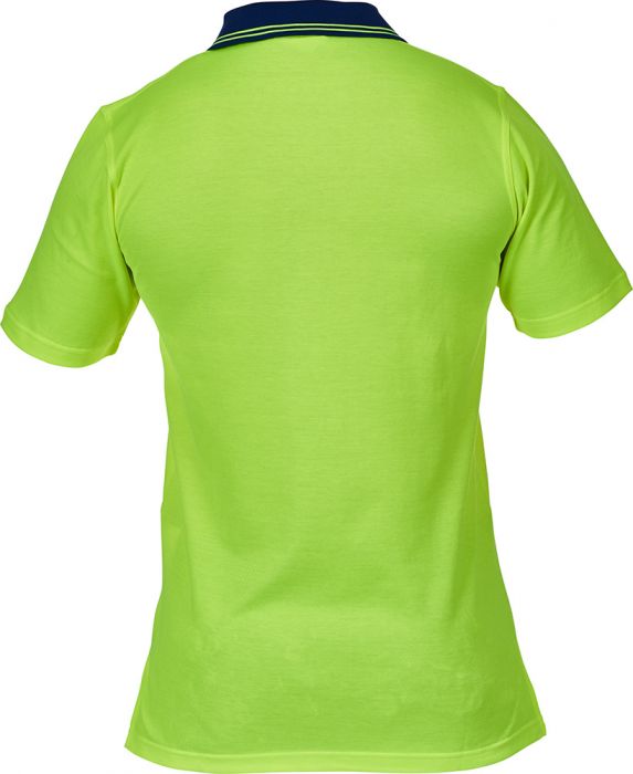 PCP1250 - Caution - Hi-Viz Cotton Backed Polo (Day Only)