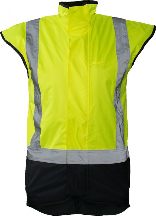 PCR4000 - Caution Storm Pro - Hi-Viz Fleece Lined Vest (Day/Night) Yellow/Navy