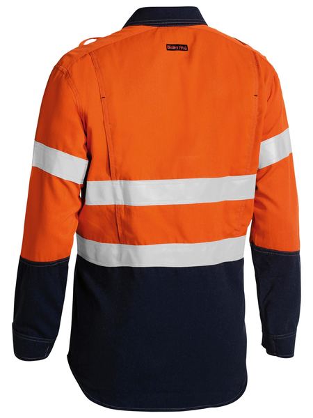 BS8082T - Bisley - TenCate Tecasafe® Plus 700  Taped Hi Vis Shirt