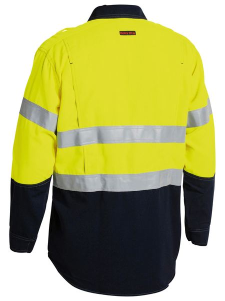 BS8082T - Bisley - TenCate Tecasafe® Plus 700  Taped Hi Vis Shirt