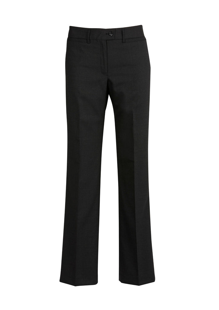 14011 - Biz Corporates - Womens Comfort Wool Stretch Relaxed Pant | Black