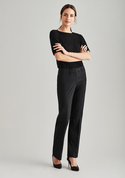 14011 - Biz Corporates - Womens Comfort Wool Stretch Relaxed Pant