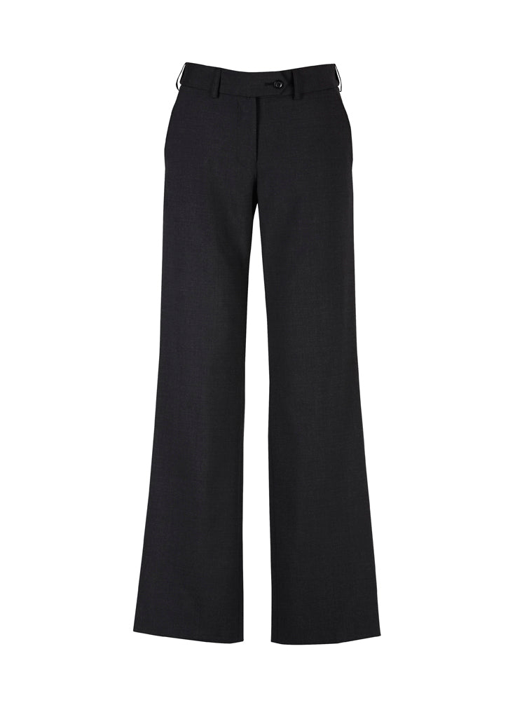14015 - Biz Corporates - Women's Comfort Wool Adjustable Waist Pant Trouser | Black