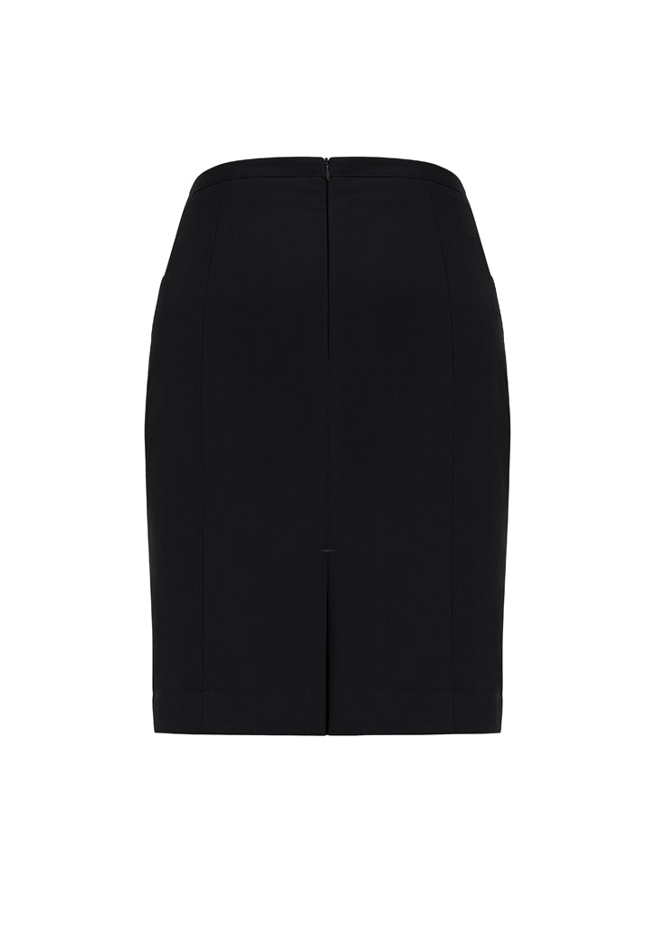 20720 - Biz Corporates - Siena Womens Front Pleat Detail Straight Skirt