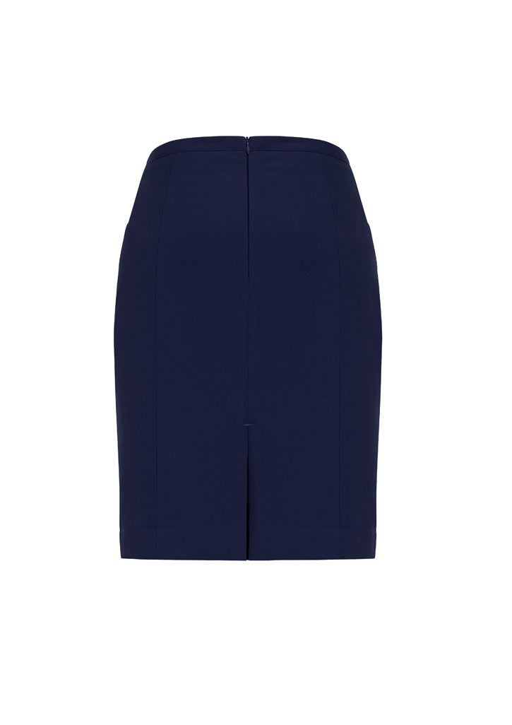 20720 - Biz Corporates - Siena Womens Front Pleat Detail Straight Skirt